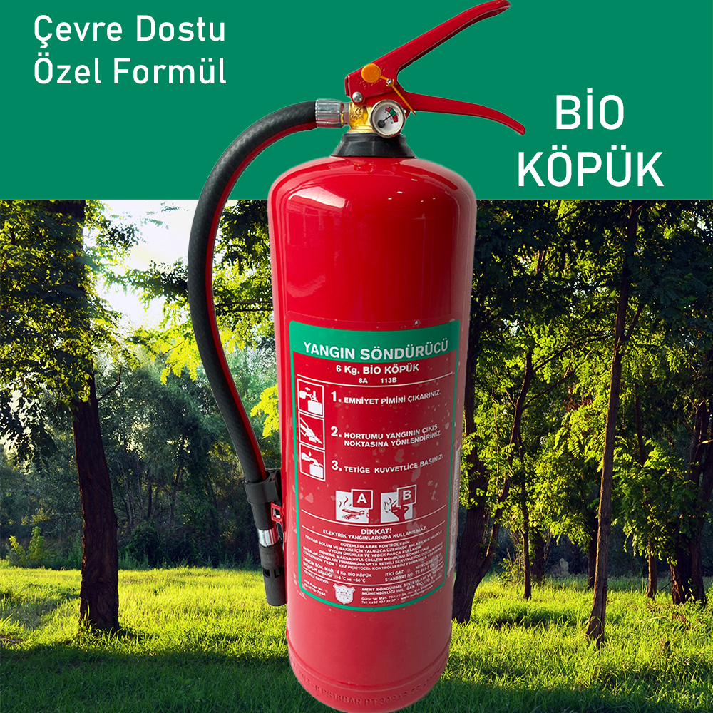 6 Kg Bio Köpük- Çevre Dostu Söndürücü Jel Köpük