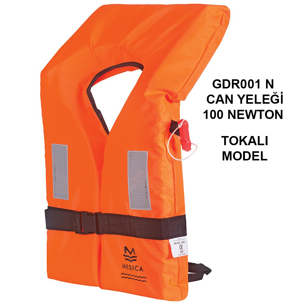 GDR001 N Boyunduruk Tip Can Yeleği 100N Tokalı Model-Tekneler İçin Uygun